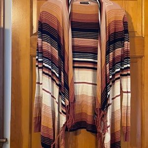 Volcom Cardigan With Fringe Detail